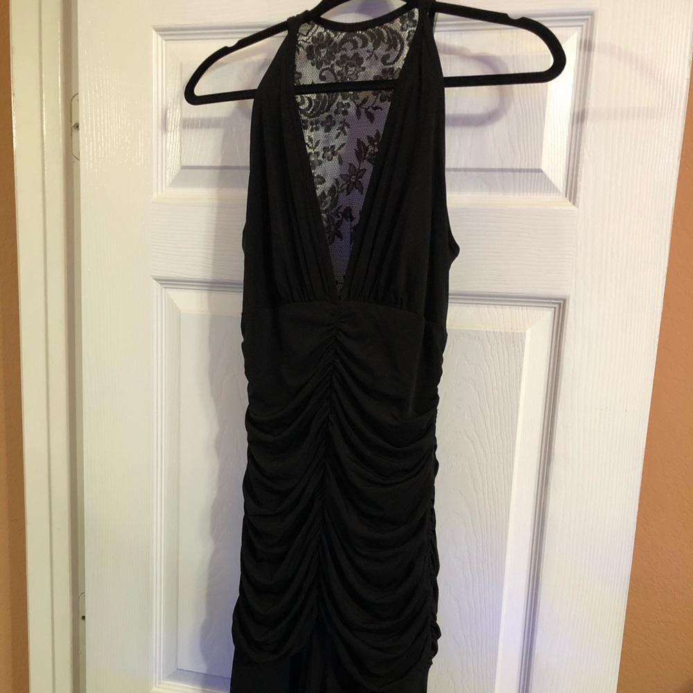Jessica McClintock size 12 black evening gown